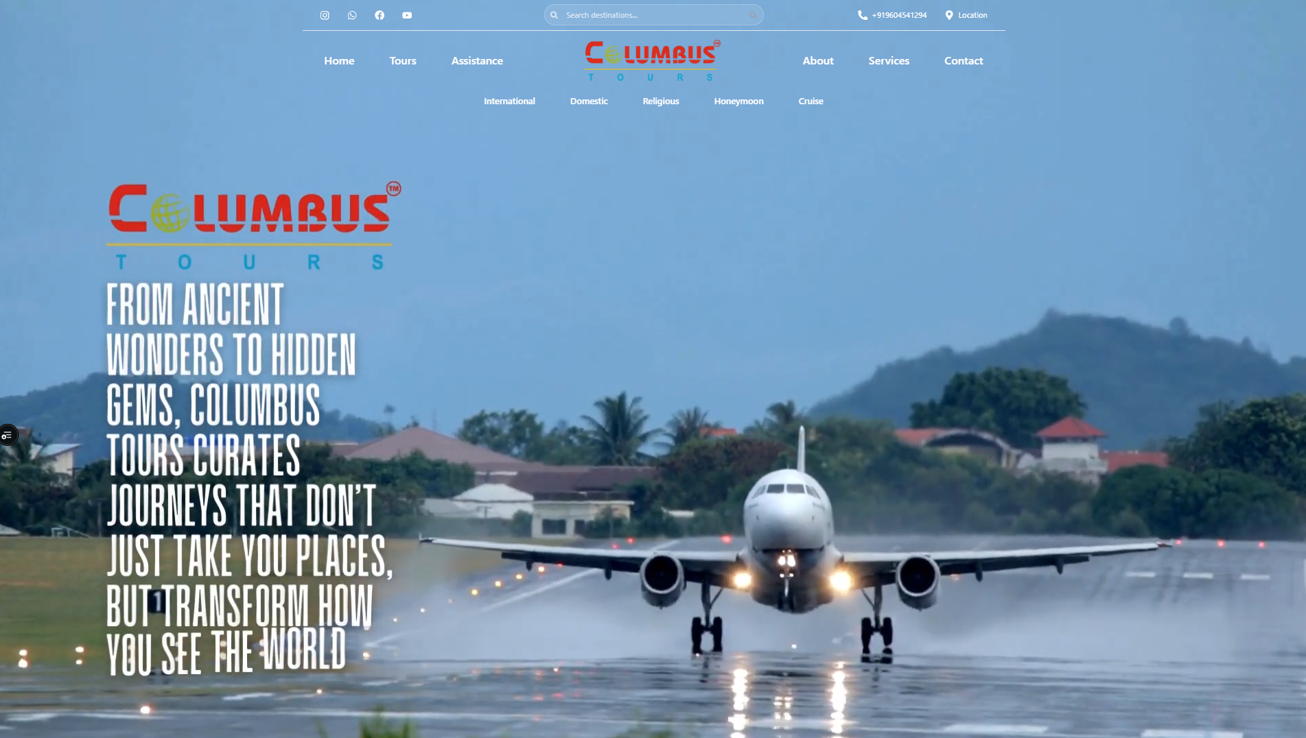 Columbus Tours — Travel itineraries, end-to-end